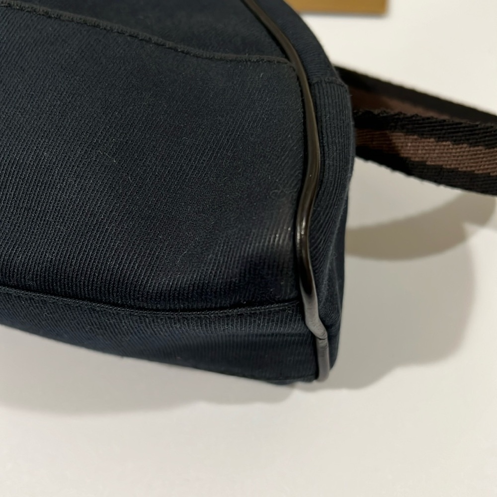 Gucci Navy Canvas Dome Shoulder Bag EUC - Picture 7 of 13